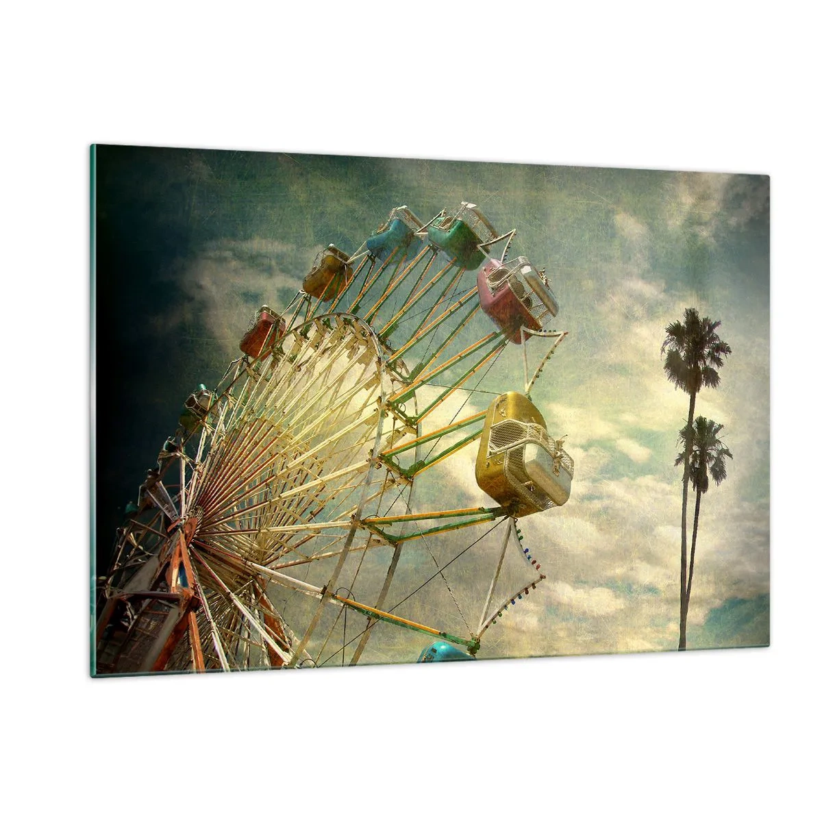 Glastavla - Bild på glas - Kommer att bli, kommer att bli kul.... - 120x80 cm