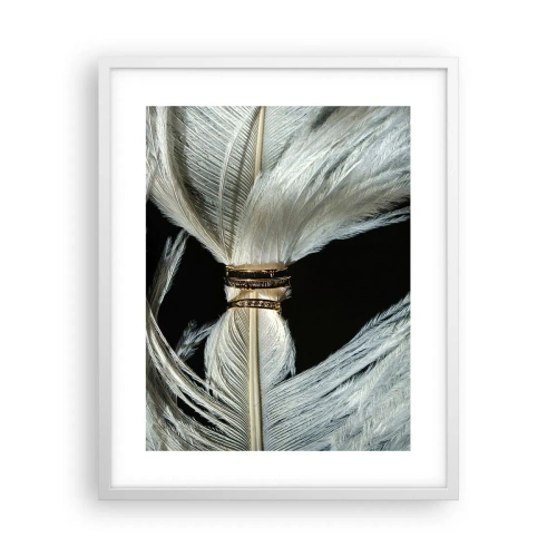 Affisch i vit ram - ...och jag lämnar inte dig… - 40x50 cm