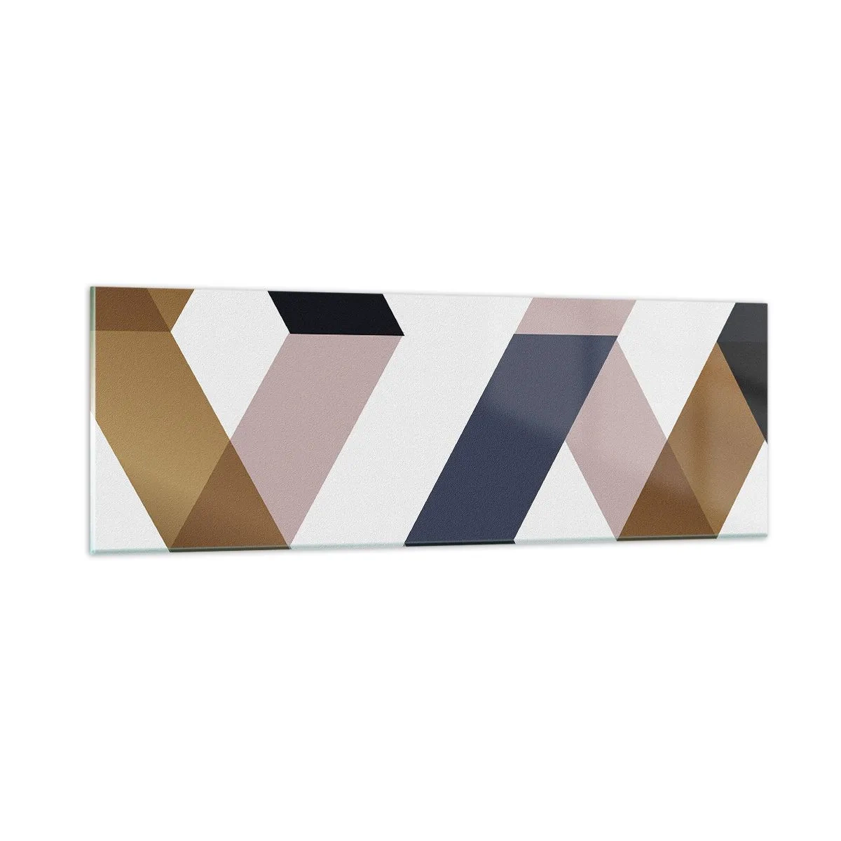 Glastavla - Bild på glas - Plan och vinklar - 90x30 cm