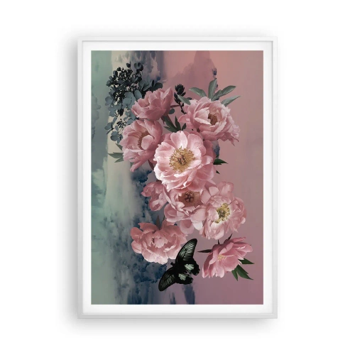 Affisch i vit ram - Romantikens höjdpunkt - 70x100 cm