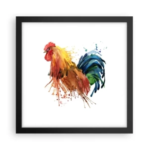 Affisch i svart ram - Kungliga kläder, kunglig stolthet - 30x30 cm