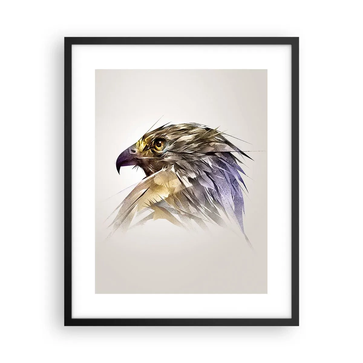 Affisch i svart ram - En kämpes porträtt - 40x50 cm