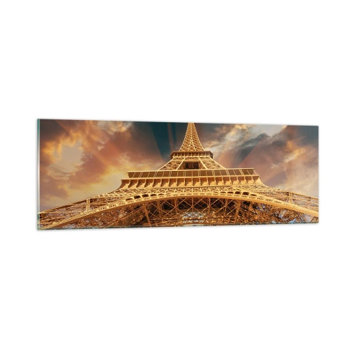 Glastavla - Bild på glas - Hur mänskligheten nådde himlen - 90x30 cm