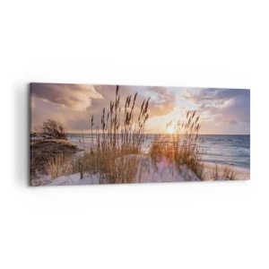 Canvastavla - Bild på duk - Farväl till solen och vinden - 120x50 cm