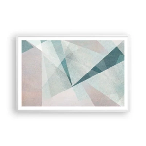 Affisch i vit ram - Lugnt trots dynamiskt - 91x61 cm