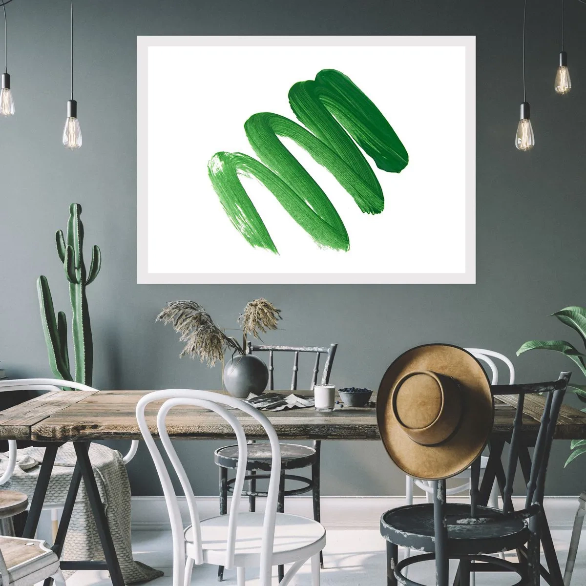 Affisch - Ett grönt skämt - 100x70 cm