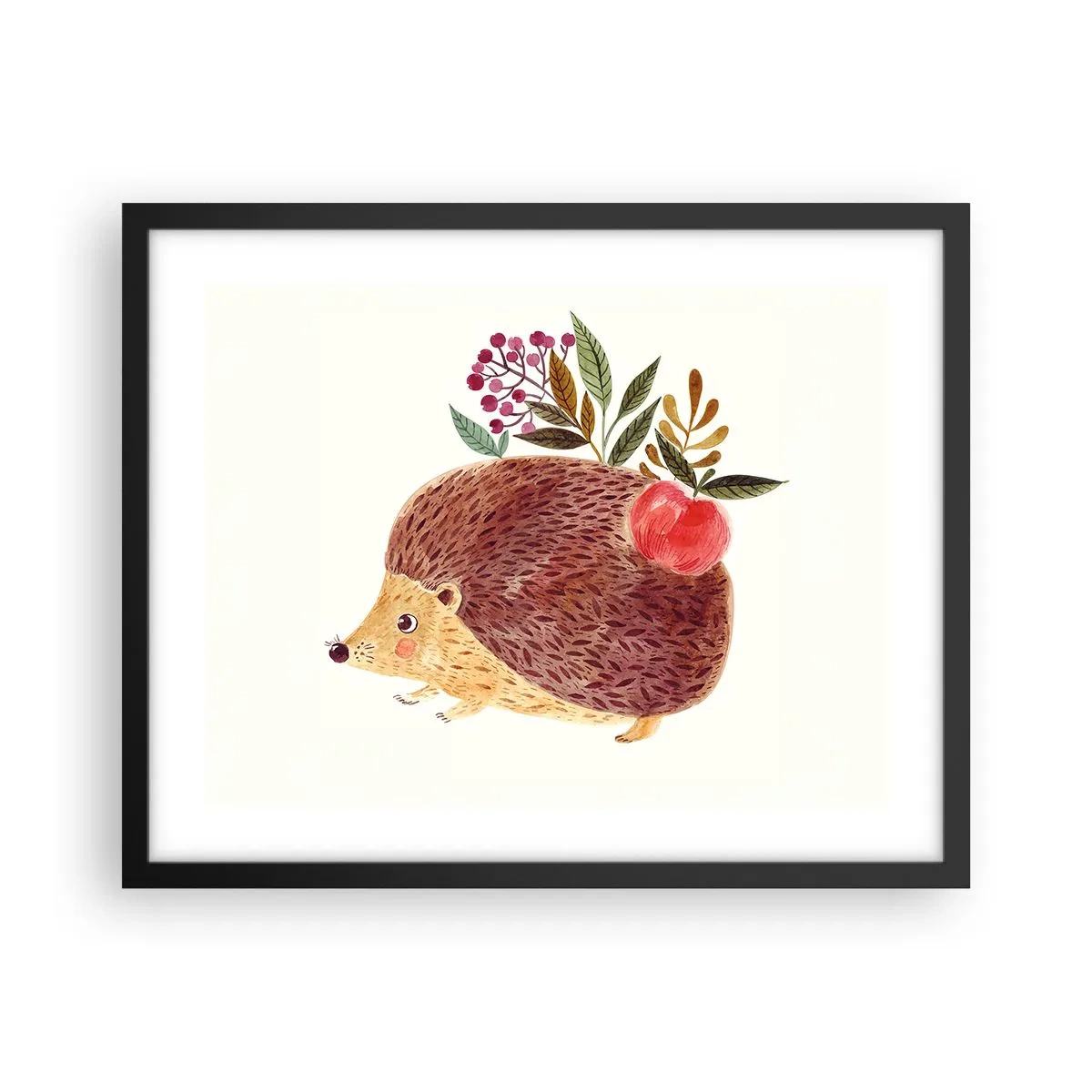 Affisch i svart ram - Och du gillar mig redan - 50x40 cm