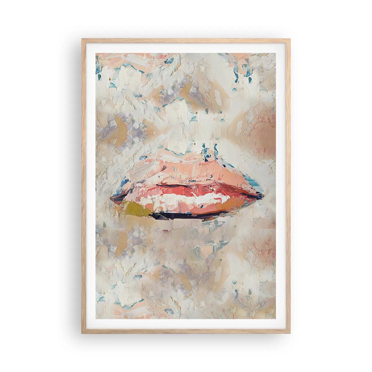 Affisch i ram av ljusek - Väcker sinnen - 70x100 cm