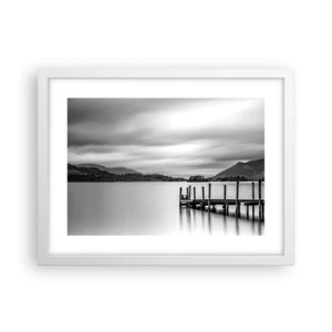 Affisch i vit ram - Mildhet och styrka - 40x30 cm