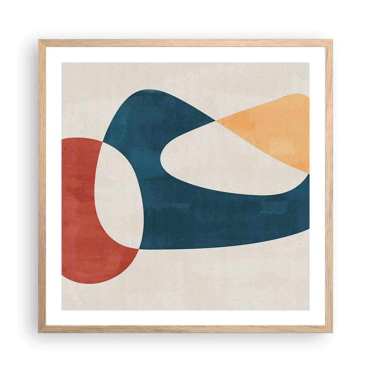 Affisch i ram av ljusek - Influenser och metamorfoser - 60x60 cm