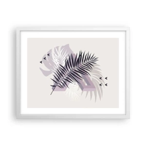 Affisch i vit ram - Skuggans skugga - 50x40 cm