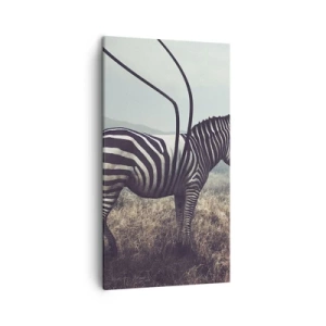 Canvastavla - Bild på duk - Akta! Fel - 45x80 cm