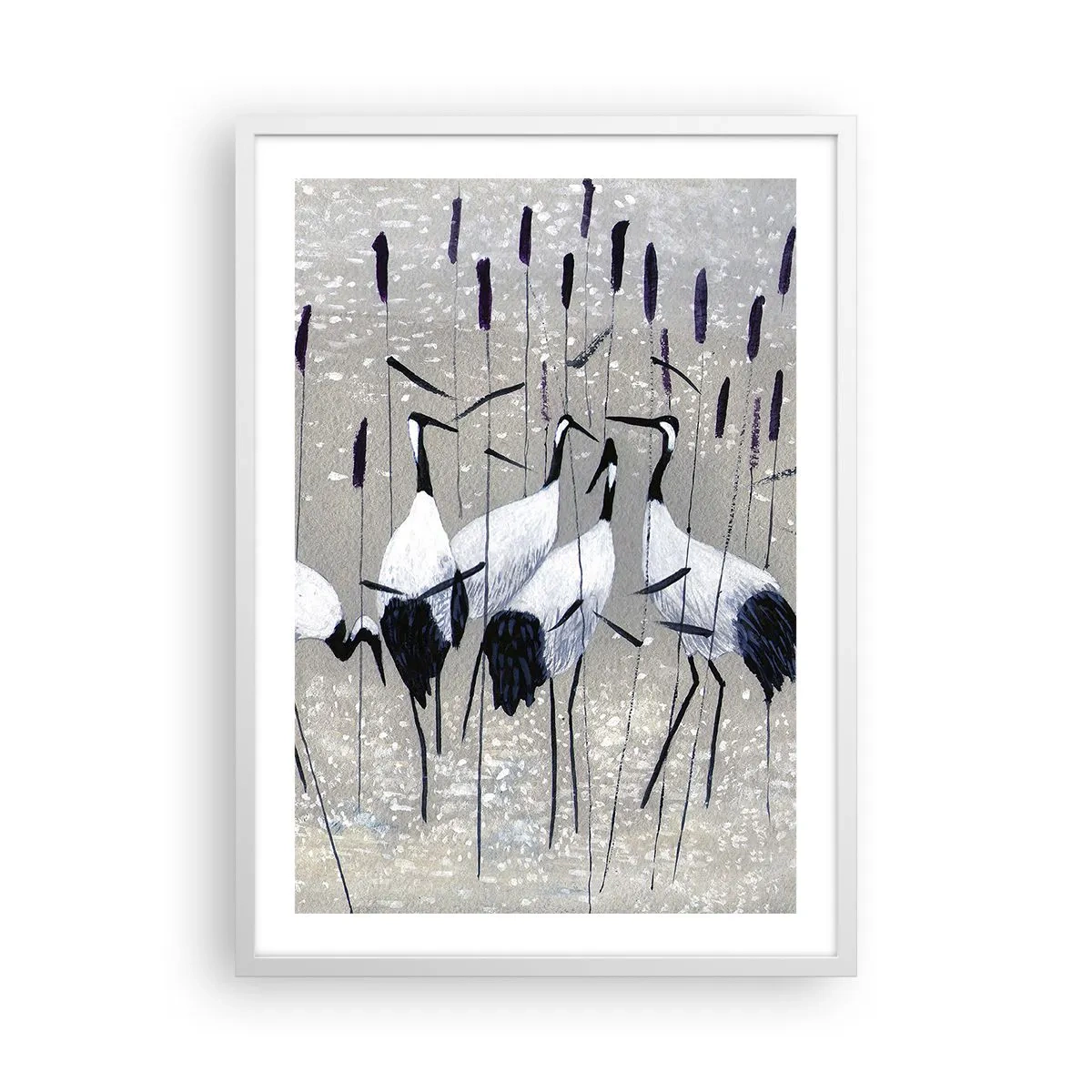 Affisch i vit ram - Bland sina - 50x70 cm