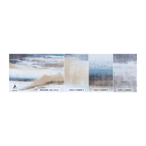 Fototapet Prov Standard Eco - Vinterkomposition - Vinter, Bit, Pastell - 100x30 cm