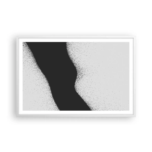 Affisch i vit ram - Flytande balans - 91x61 cm