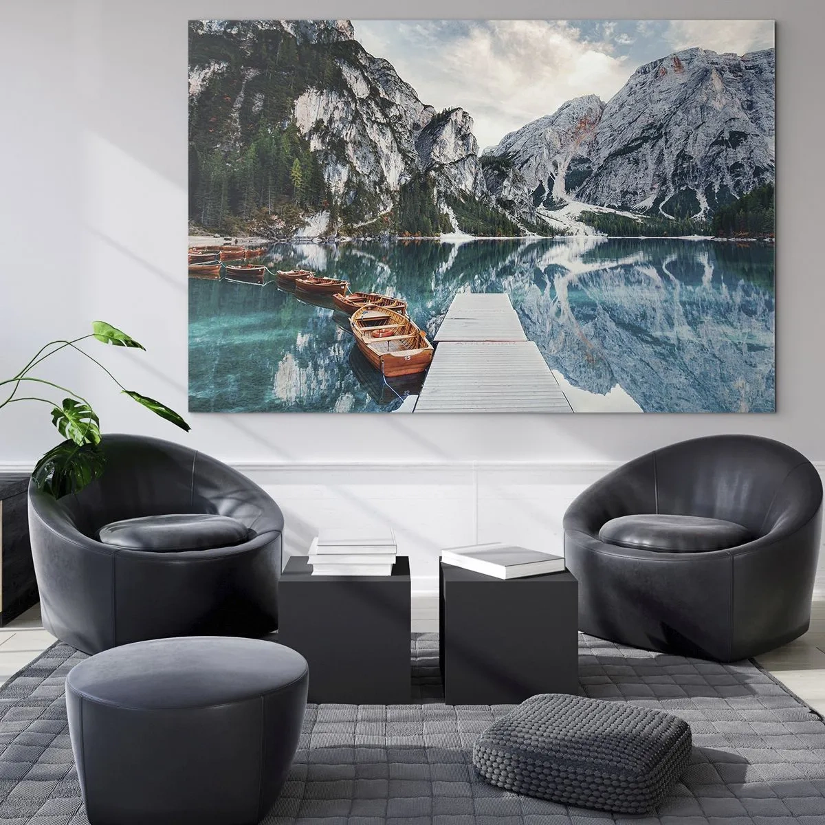 Glastavla - Bild på glas - Vi visar dig skönhet - 120x80 cm