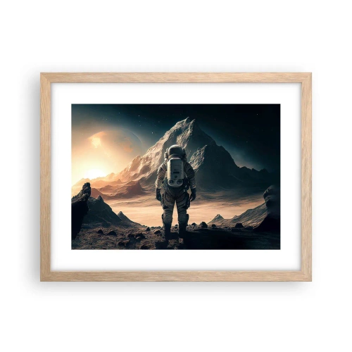 Affisch i ram av ljusek - En ny utmaning - 40x30 cm