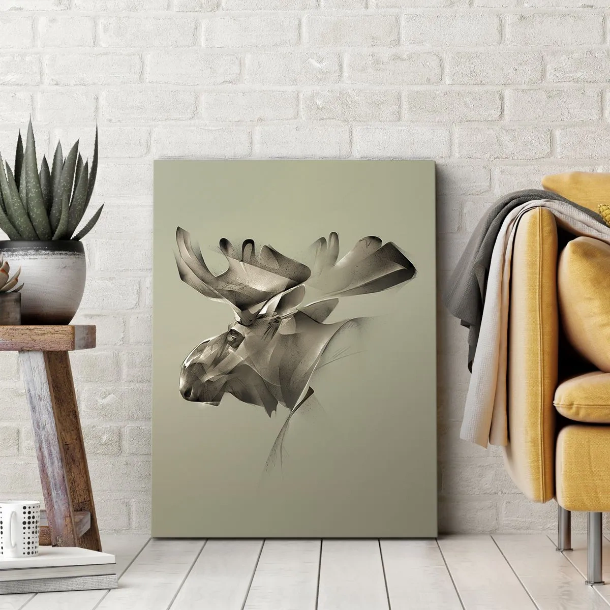 Canvastavla - Bild på duk - Lugnets kraft - 45x80 cm