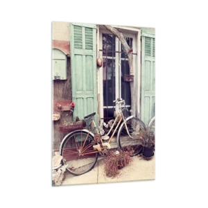 Glastavla - Bild på glas - Länge leve provinsen - 50x70 cm