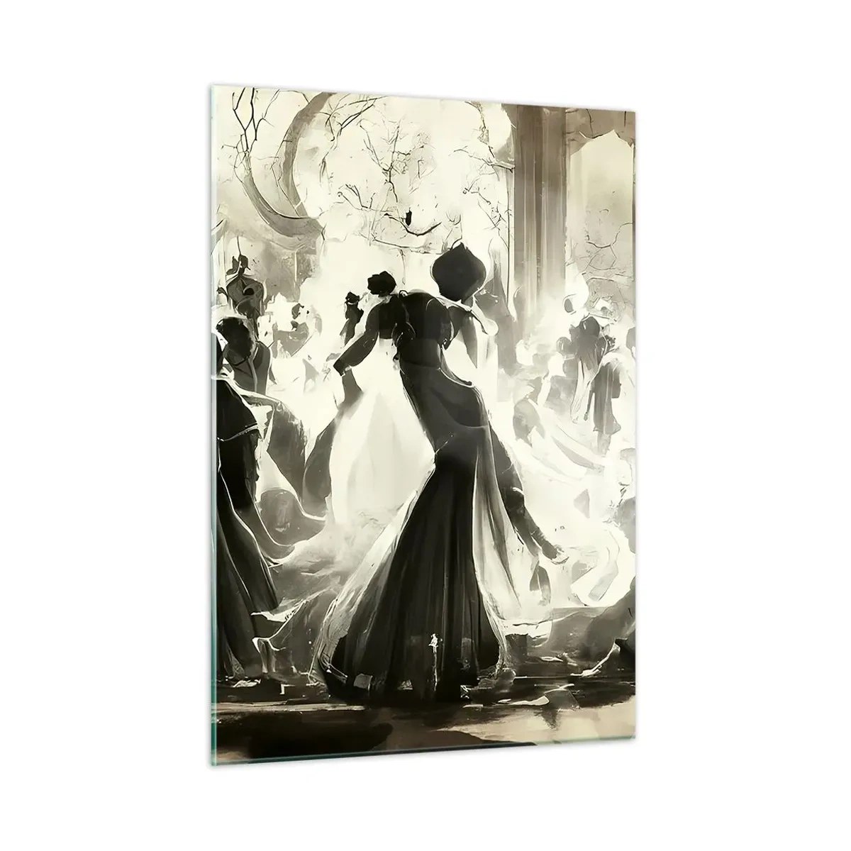 Glastavla - Bild på glas - Stor maskerad - 50x70 cm