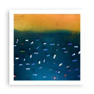 Affisch - Ett semesterspel - 60x60 cm