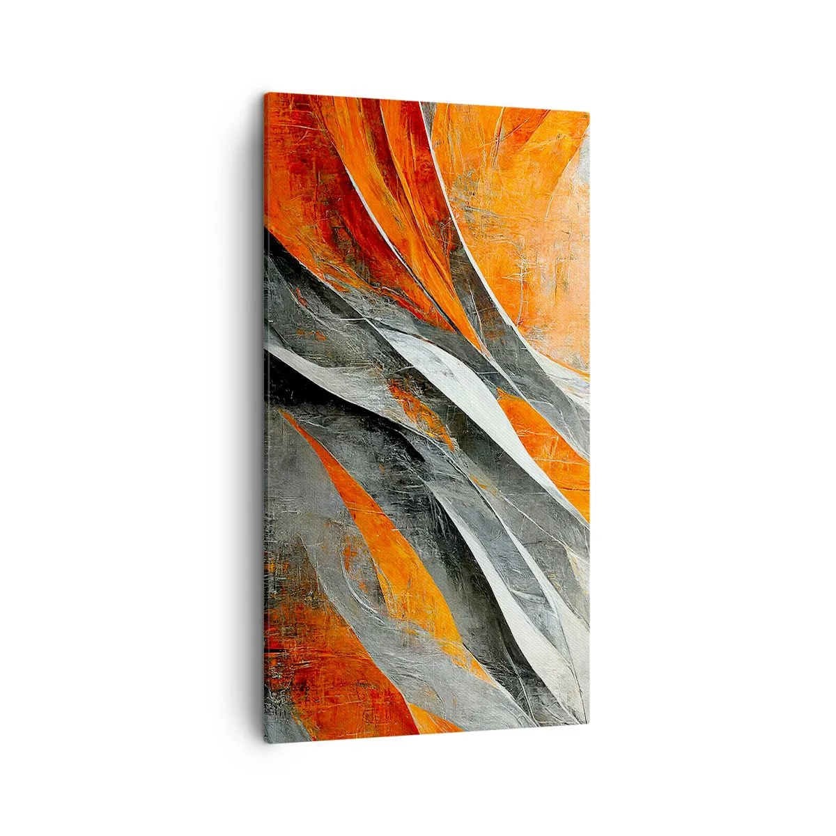 Canvastavla - Bild på duk - Värme och kyla - 45x80 cm