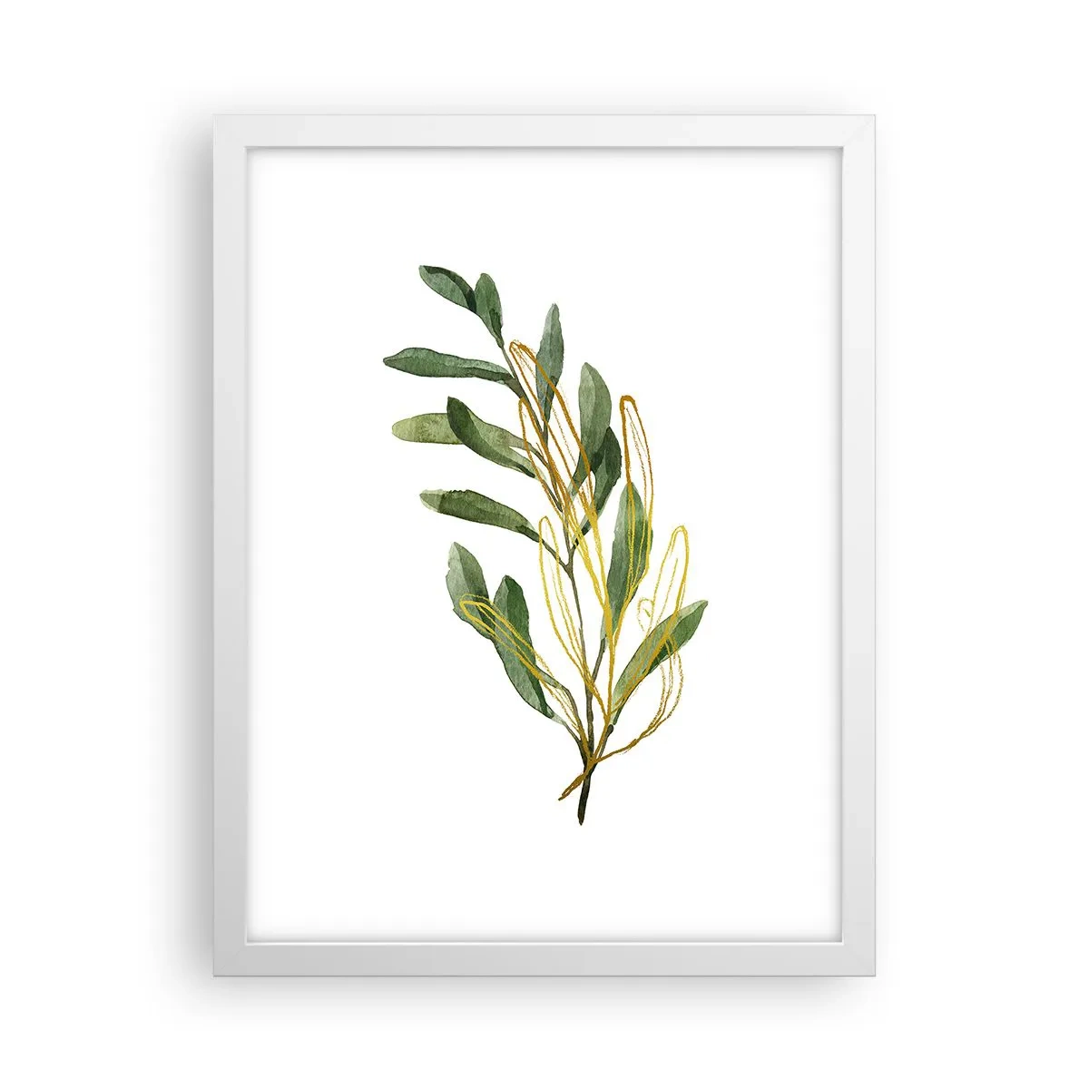 Affisch i vit ram - Allt som är gott - 30x40 cm