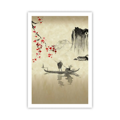 Affisch - I det blommande körsbärslandet - 61x91 cm