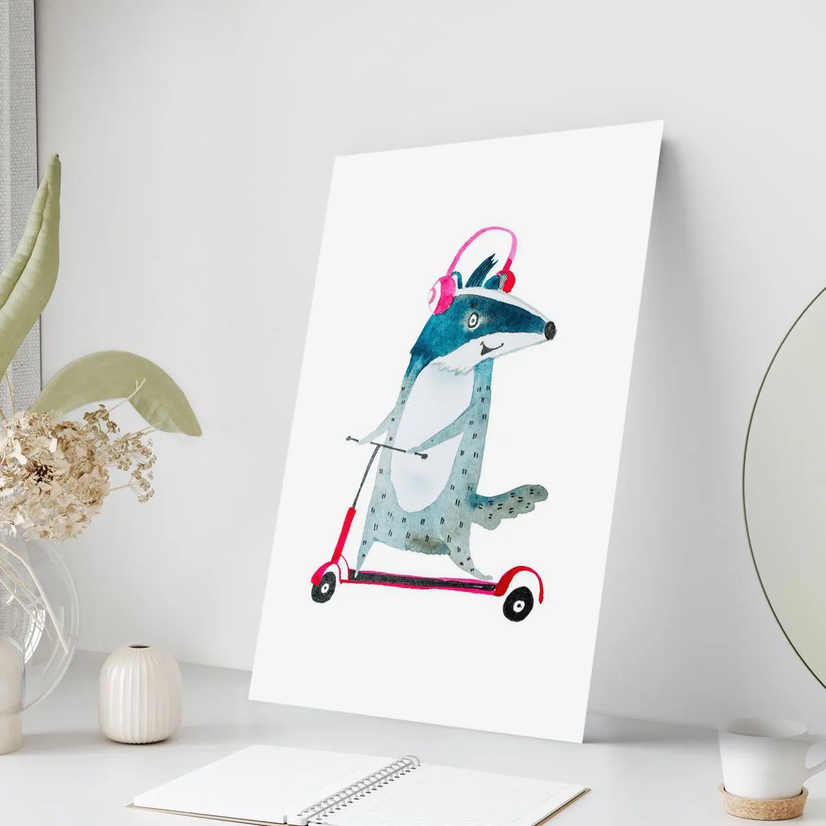 Affisch - Grävlingens glädje - 50x70 cm