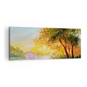 Canvastavla - Bild på duk - Et in Arcadia ego - 100x40 cm