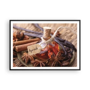 Affisch i svart ram - Mot kroppens och själens enighet - 100x70 cm