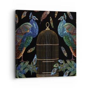 Canvastavla - Bild på duk - I kungliga kläder - 30x30 cm