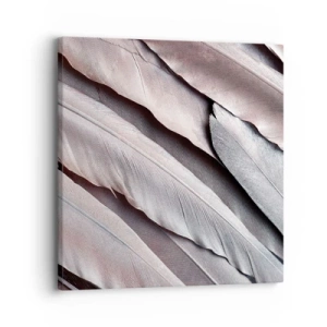 Canvastavla - Bild på duk - I rosa silver - 30x30 cm