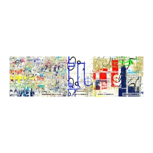 Fototapet Prov Standard Eco - Helt enkelt gläder ögonen - Graffiti, Väggmålning, Ungdom - 100x30 cm