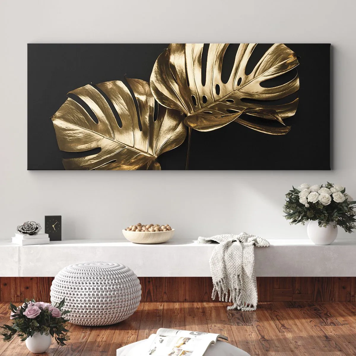 Canvastavla - Bild på duk - Naturens skatter - 100x40 cm