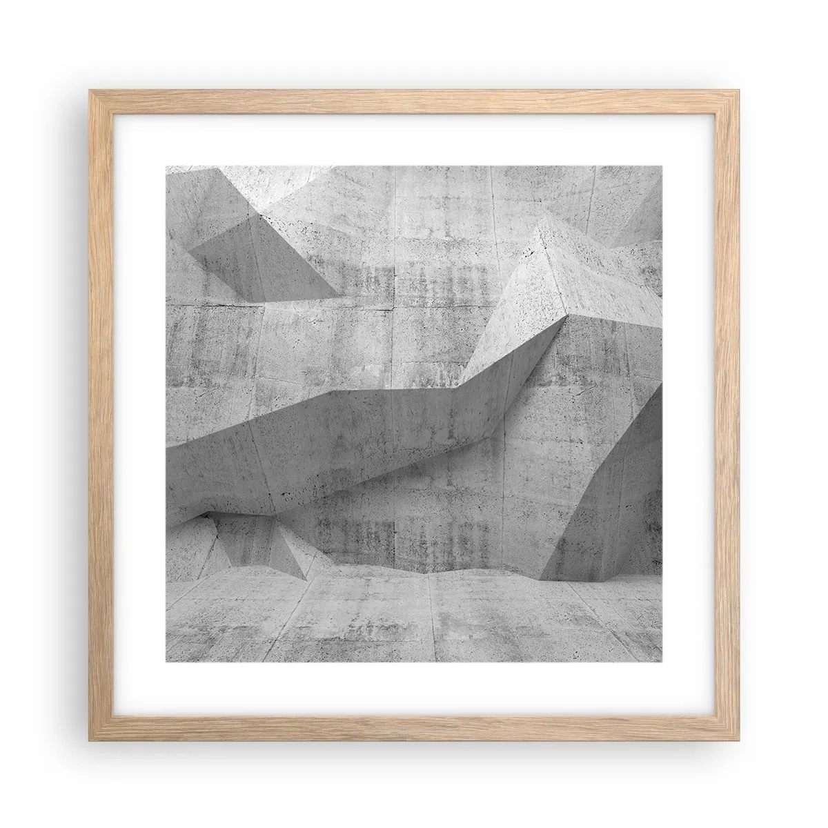 Affisch i ram av ljusek - En riktig utmaning - 40x40 cm