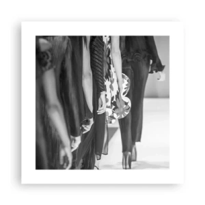 Affisch - En elegant parad - 40x40 cm