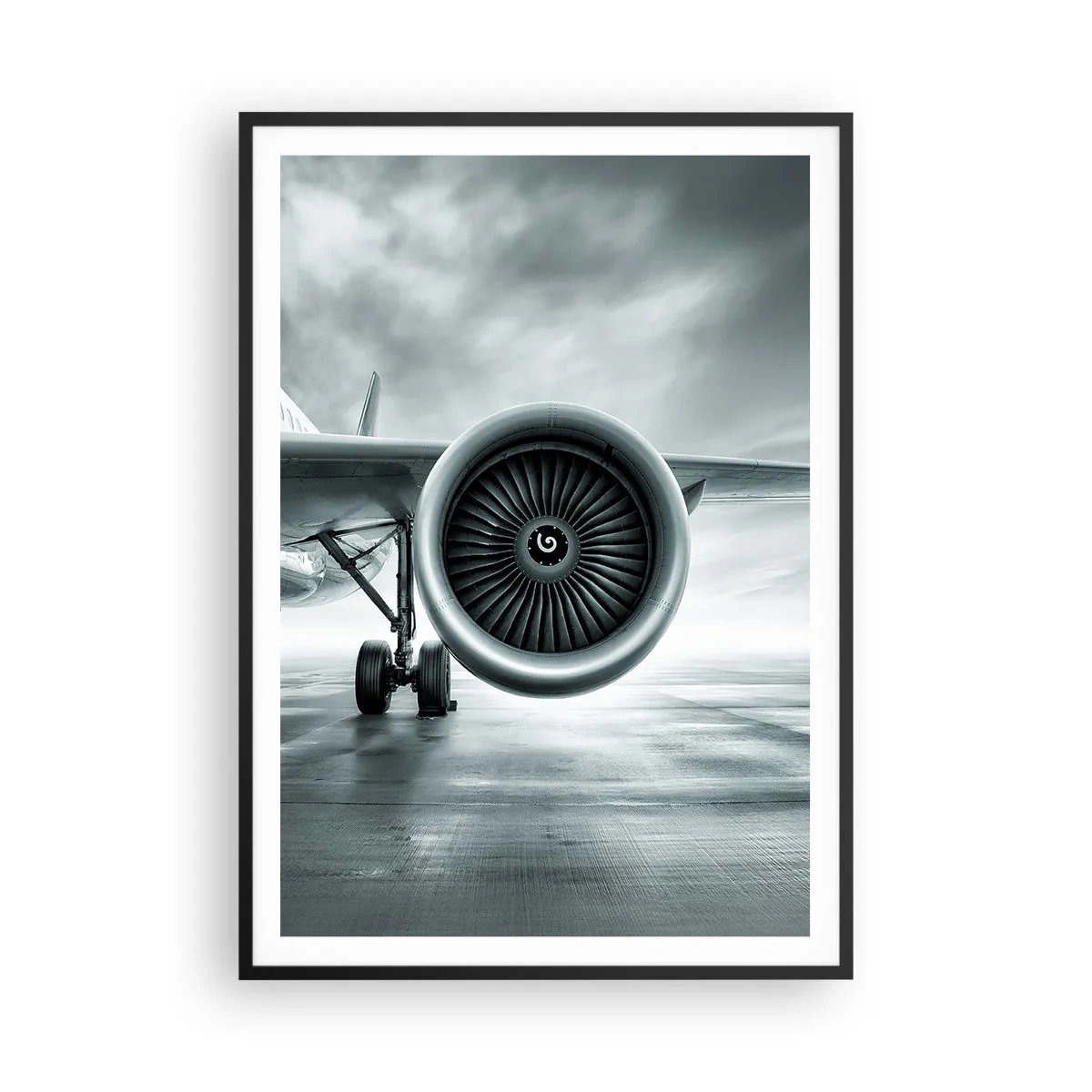 Affisch i svart ram - Kraften finns! - 70x100 cm