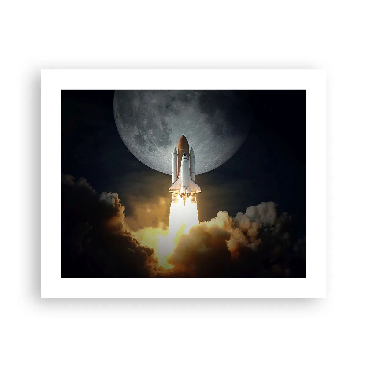 Affisch - Början på ett utomjordiskt äventyr - 50x40 cm