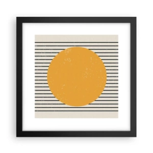 Affisch i svart ram - Enkelhetens kraft - 30x30 cm