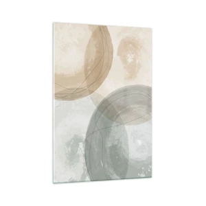 Glastavla - Bild på glas - Världars samspel - 70x100 cm
