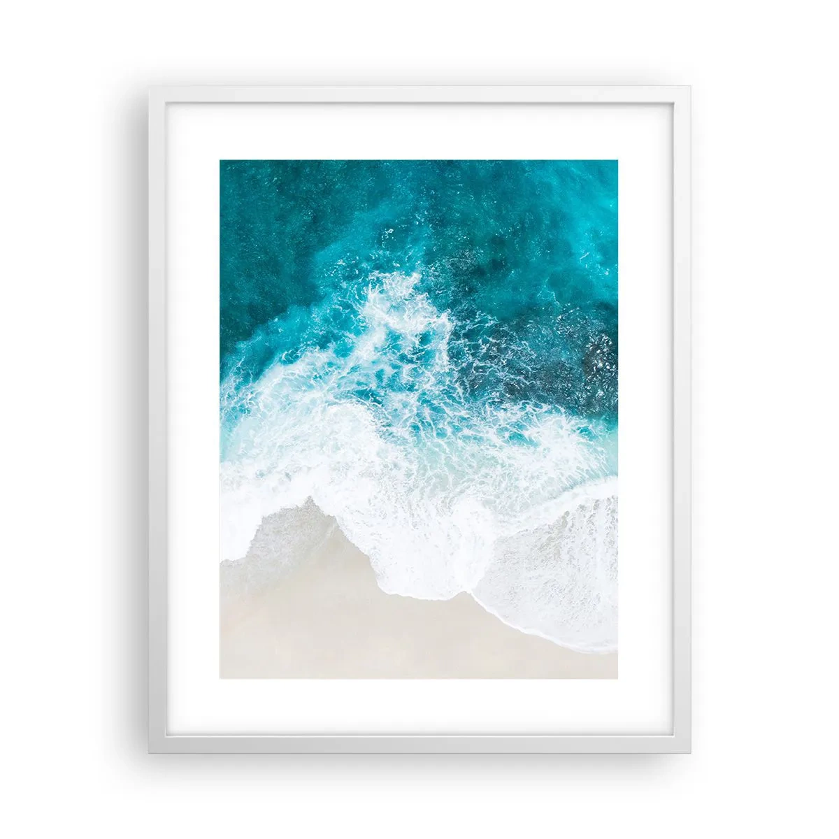 Affisch i vit ram - Naturlig smekning - 40x50 cm