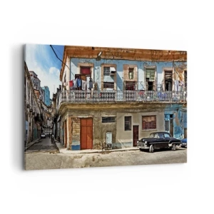 Canvastavla - Bild på duk - Havana stämning - 100x70 cm