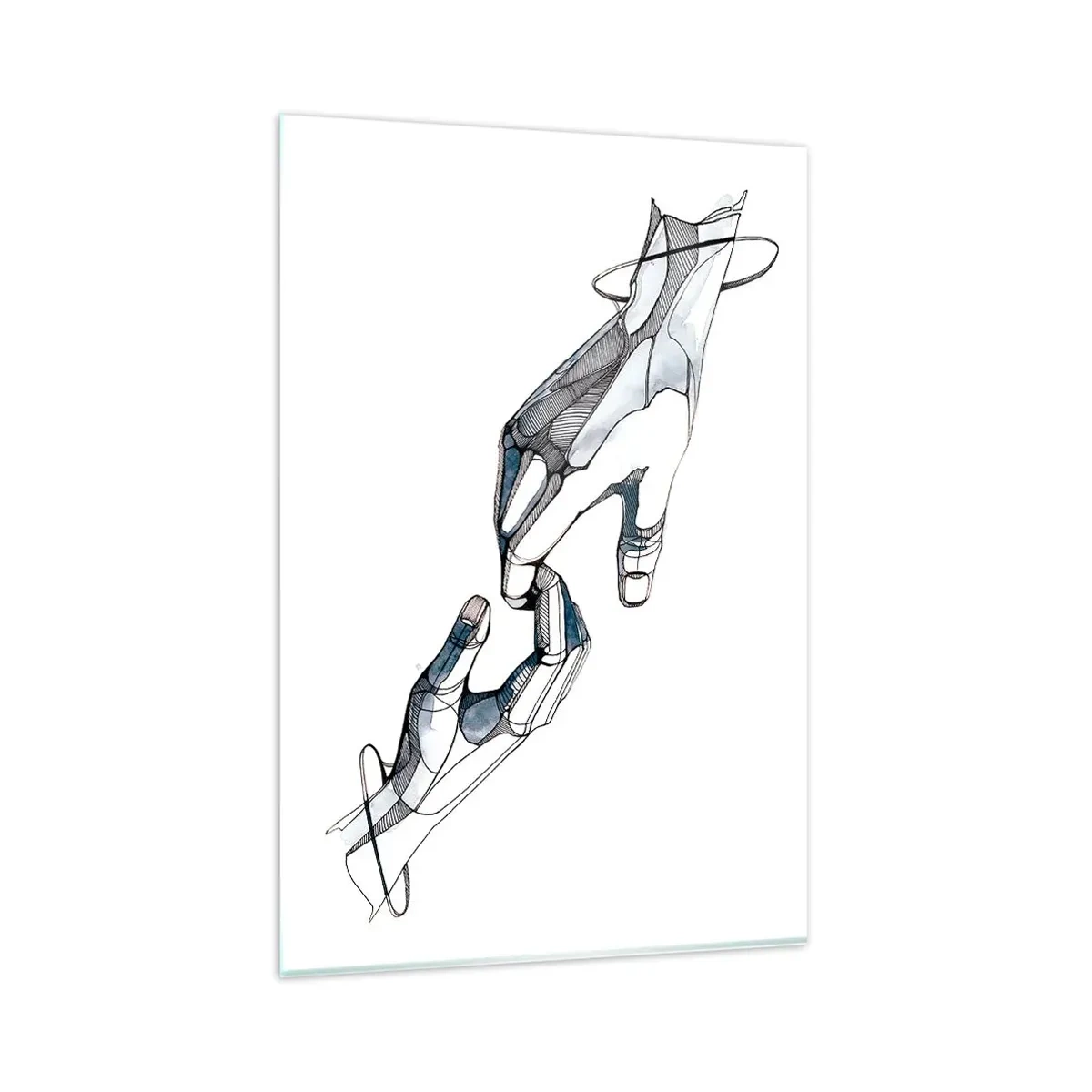 Glastavla - Bild på glas - God gest - 80x120 cm