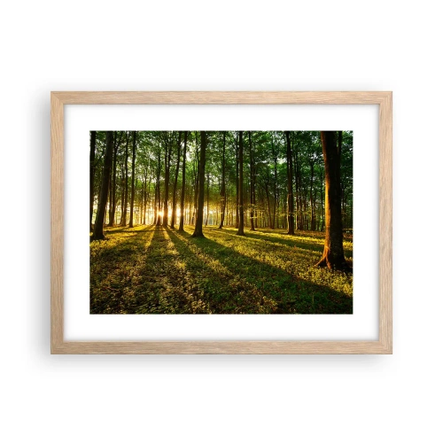 Affisch i ram av ljusek - Fotografi av alla vårar - 40x30 cm