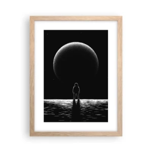 Affisch i ram av ljusek - Ansikte mot ansikte - 30x40 cm