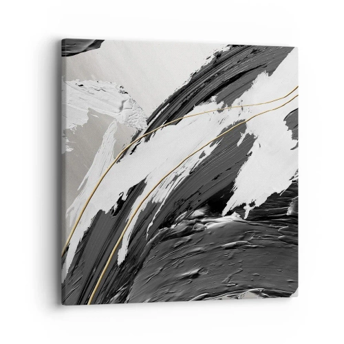Canvastavla - Bild på duk - Storslagen abstraktion - 40x40 cm