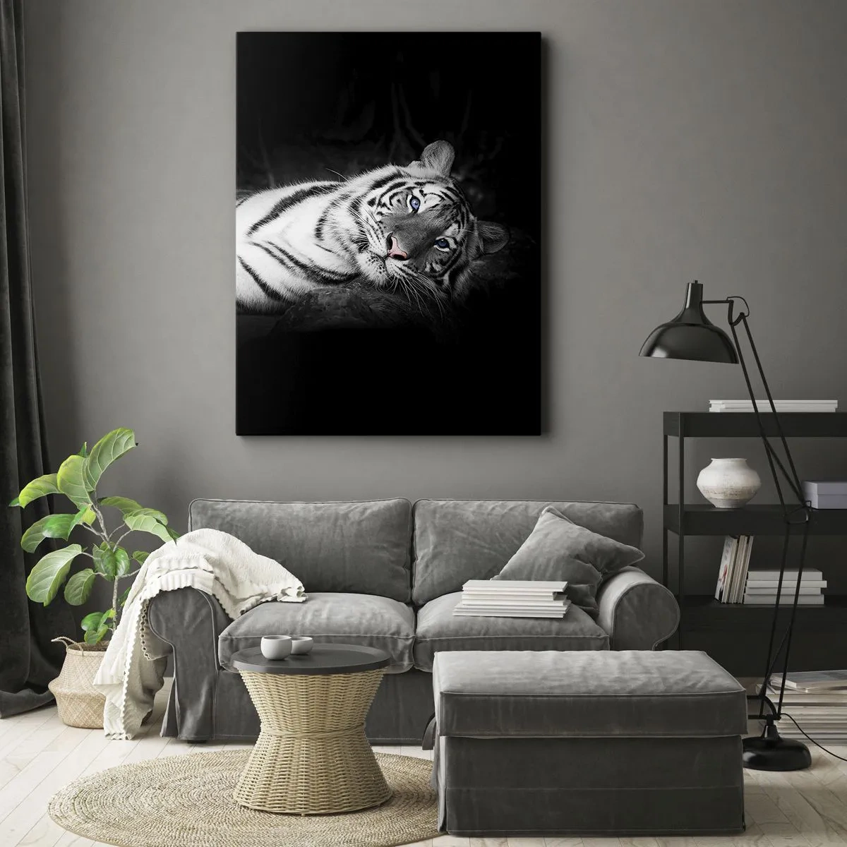Canvastavla - Bild på duk - Vildhet och lugn - 50x70 cm