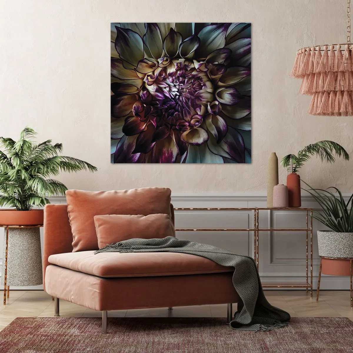 Canvastavla - Bild på duk - Blommande ungdom - 60x60 cm