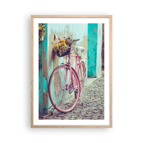 Affisch i ram av ljusek - Strax tillbaka - 50x70 cm